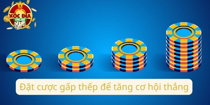 Người chơi nên đặt cược gấp thếp để tăng cơ hội thắng